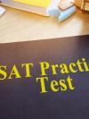 SAT practice test book